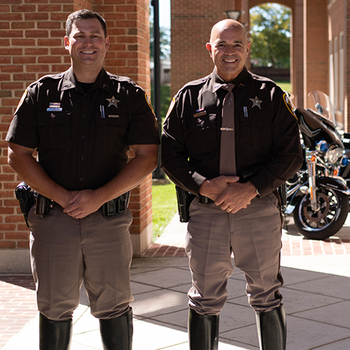 Officers with Motorcycles